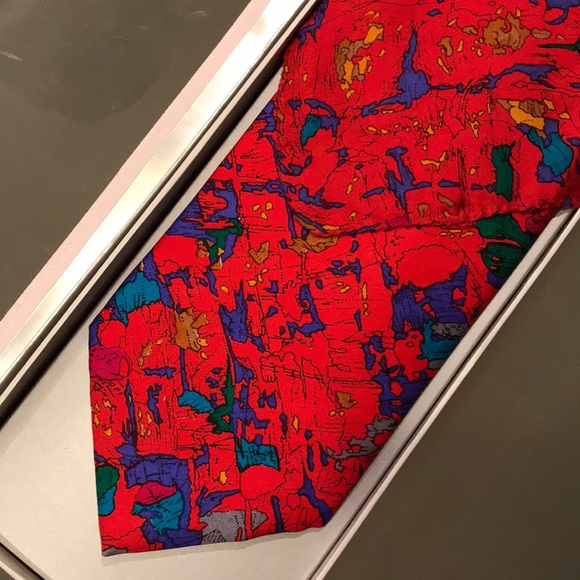 🎉HP🎉 Men’s tie and pocket square set in 💯% silk - Picture 1 of 3